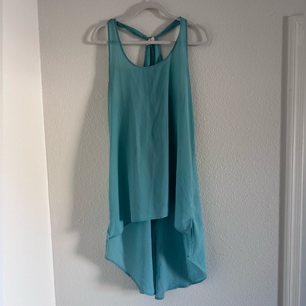 One Clothing Aqua Sleeveless Tunic